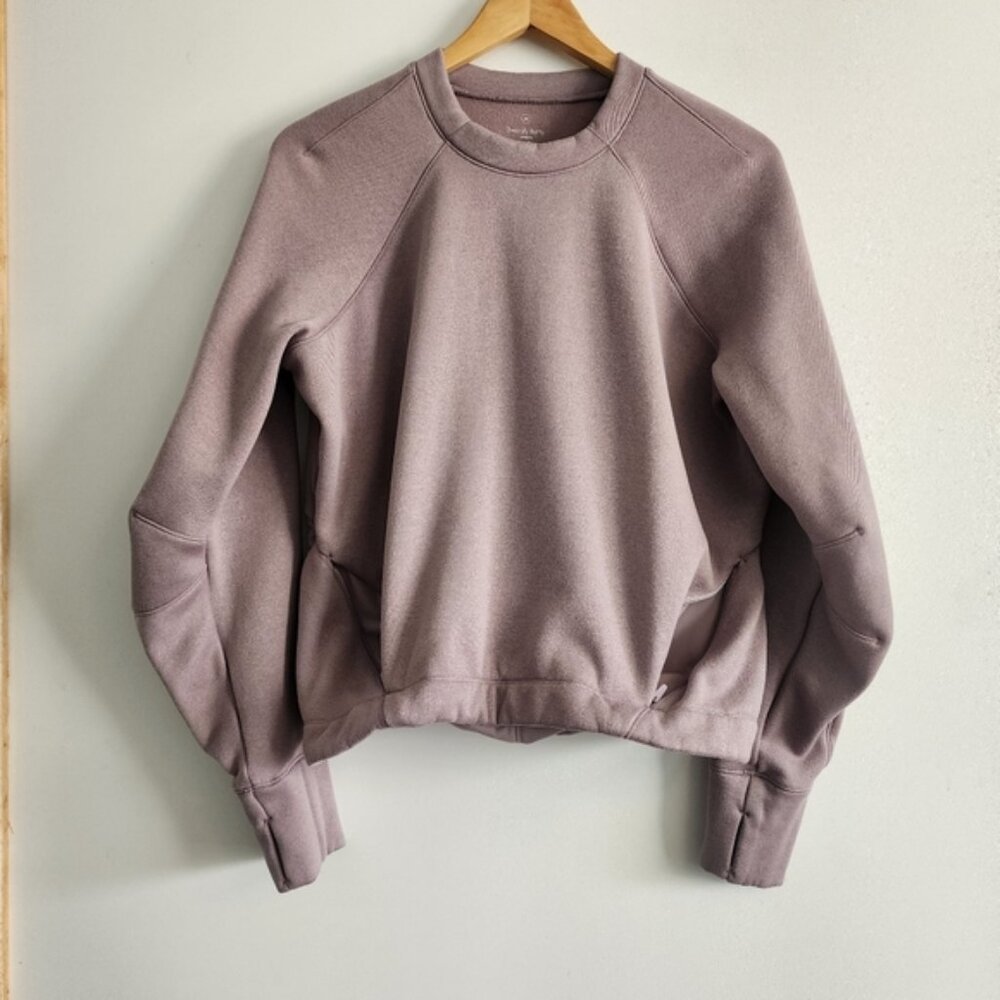 Sweaty Betty Mauve Run Crewneck Sweater Size M